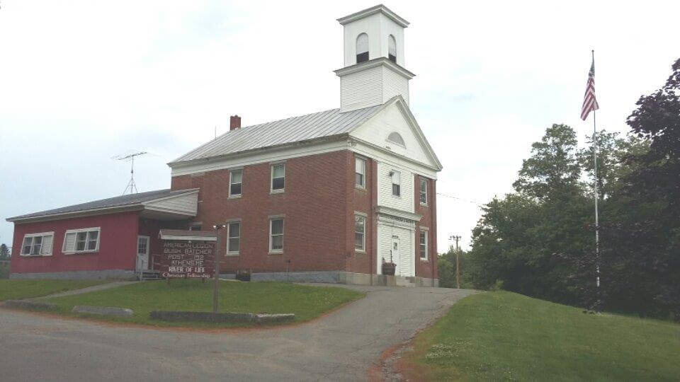 Town Office and Historical Society, Town of Athens, Maine.